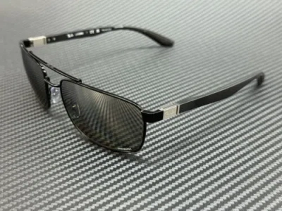 RAY BAN RAY BAN RB3737CH 002 5J BLACK GREY GRADIENT POLARIZED UNISEX 60 MM SUNGLASSES