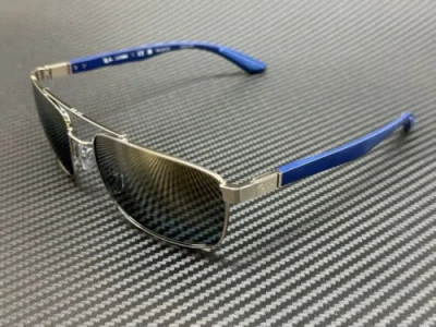 RAY BAN RAY BAN RB3737CH 003 J0 SILVER GOLD MIRROR POLARIZED UNISEX 60 MM SUNGLASSES