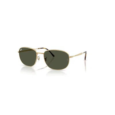 RAY BAN RB3754 SONNENBRILLEN ARISTA GOLD FASSUNG GRÜN GLAS 60-19