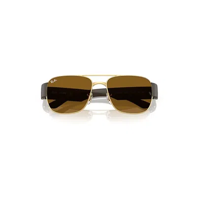 RAY BAN RB3756 SONNENBRILLEN SAND BRAUN FASSUNG BRAUN GLAS 56-18