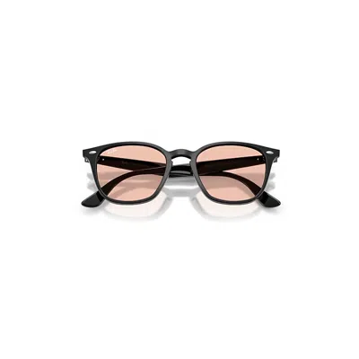 RAY BAN RB4258 SUNGLASSES BLACK FRAME PINK LENSES 52-20