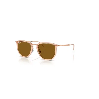 RAY BAN RB4451 SONNENBRILLEN ROSEGOLD FASSUNG BRAUN GLAS 50-20