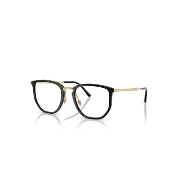 RAY BAN RB4451V OPTICS  ARISTA GOLD FASSUNG KLAR GLAS POLARISIERT 53-20