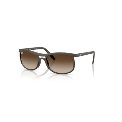 RAY BAN RB4452 LITEFORCE SONNENBRILLEN SAND BRAUN FASSUNG BRAUN GLAS 59-20