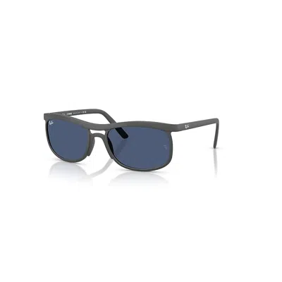 RAY BAN RB4452 LITEFORCE SONNENBRILLEN SAND GRAU FASSUNG BLAU GLAS 56-20