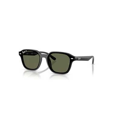 RAY BAN RB4458D SONNENBRILLEN SCHWARZ FASSUNG GRÜN GLAS POLARISIERT 65-18