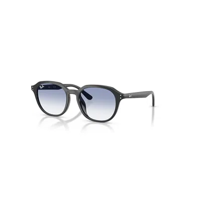 RAY BAN RB4459D SONNENBRILLEN OPALGRAU FASSUNG BLAU GLAS 54-19