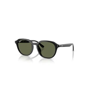 RAY BAN RB4459D SONNENBRILLEN SCHWARZ FASSUNG GRÜN GLAS POLARISIERT 54-19