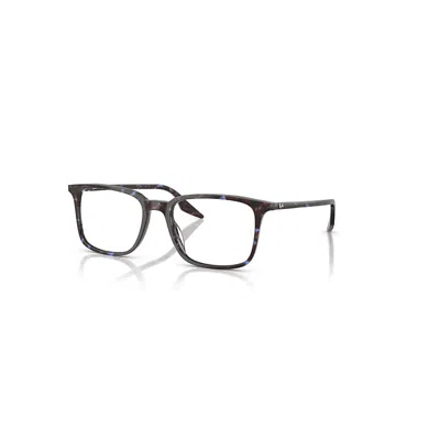 RAY BAN RB5421 OPTICS  HAVANA BLUE TURTLE FASSUNG KLAR GLAS POLARISIERT 55-19
