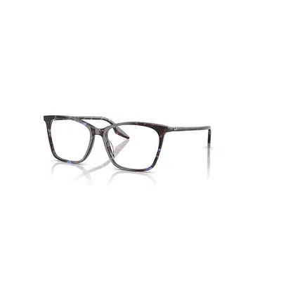 RAY BAN RB5422 OPTICS  HAVANA BLUE TURTLE FASSUNG KLAR GLAS POLARISIERT 52-16