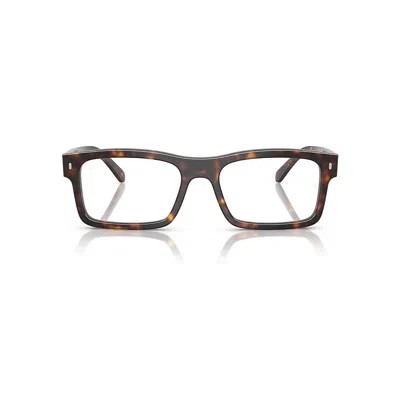 RAY BAN RB5435 OPTICS EYEGLASSES HAVANA FRAME CLEAR LENSES POLARIZED 56-19