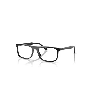 RAY BAN RB5440 OPTICS  SCHWARZ FASSUNG KLAR GLAS POLARISIERT 55-18
