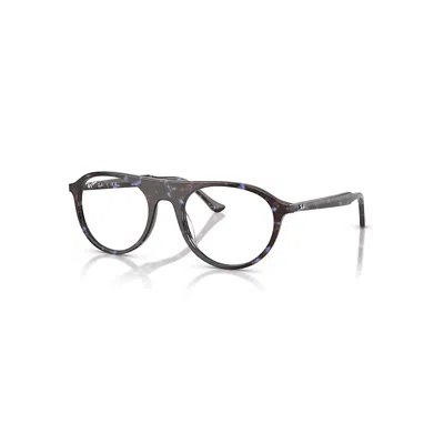 RAY BAN RB5441 OPTICS  HAVANA BLUE TURTLE FASSUNG KLAR GLAS POLARISIERT 51-20
