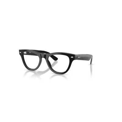 RAY BAN SKYLER OPTICS  SCHWARZ FASSUNG KLAR GLAS POLARISIERT 50-20