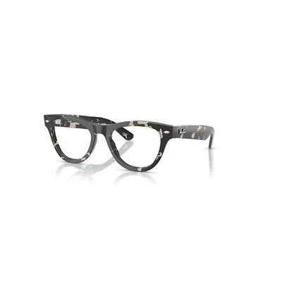 RAY BAN SKYLER OPTICS  TORTOISE GRAU FASSUNG KLAR GLAS POLARISIERT 52-20