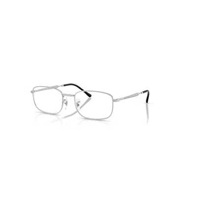RAY BAN RB6533 OPTICS  SILBER FASSUNG KLAR GLAS POLARISIERT 52-19