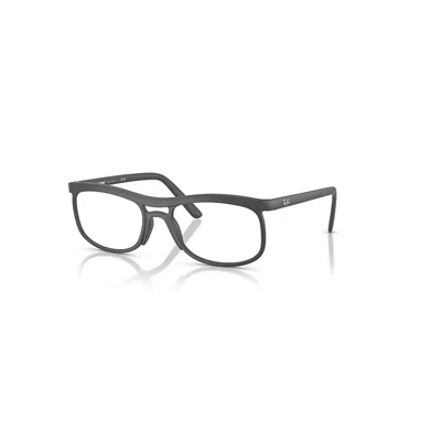 RAY BAN RB7254 OPTICS LITEFORCE  SAND GRAU FASSUNG KLAR GLAS POLARISIERT 56-20