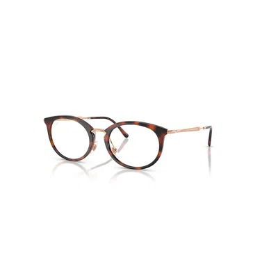 RAY BAN RB7255 OPTICS  ROSEGOLD FASSUNG KLAR GLAS POLARISIERT 53-20