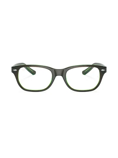 RAY BAN RECTANGLE-FRAME GLASSES