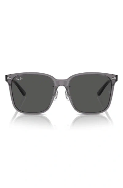 RAY BAN RAY-BAN SLIM SQUARE 57MM SUNGLASSES