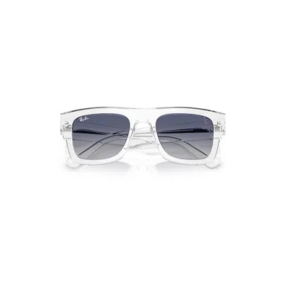 RAY BAN RB2217M HOME RACE SPECIAL EDITION 2025 SONNENBRILLEN TRANSPARENT FASSUNG GRAU GLAS 53-21