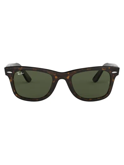 RAY BAN WAYFARER SQUARE-FRAME SUNGLASSES