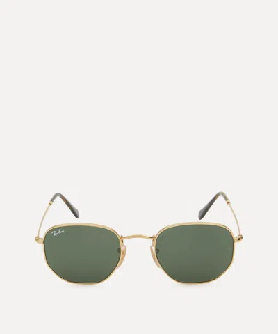 RAY BAN RAY-BAN WOMEN'S HEXAGONAL FLAT LENS SUNGLASSES