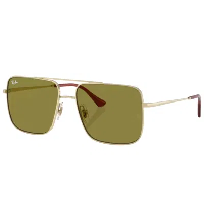 RAYBAN RAY BAN 3758 ARI SUNGLASSES GOLD