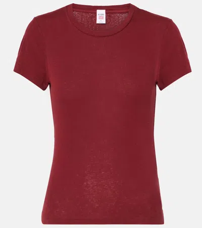 RE/DONE '90S BABY COTTON JERSEY T-SHIRT