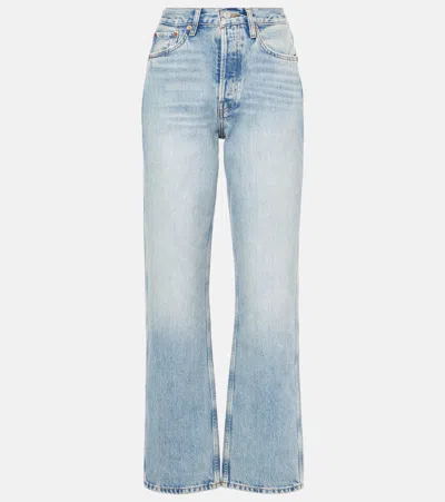RE/DONE 90S HIGH-RISE STRAIGHT JEANS