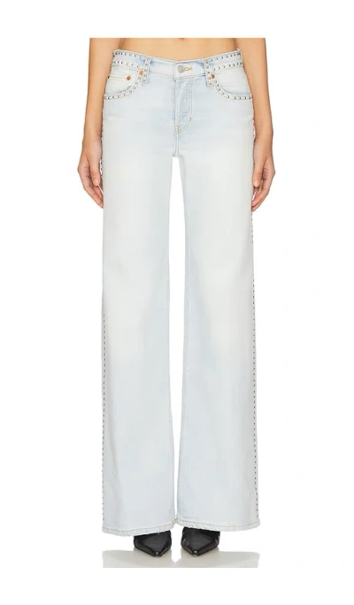 RE/DONE ORIGINALS MID RISE WIDE LEG JEANS