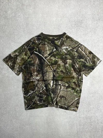 REALTREE X VINTAGE REALTREE 3D CAMO BOXY T-SHIRT L