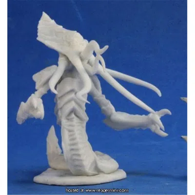 REAPER MINIATURES 25MM SCALE BATHALIAN EXARCH, KEVIN WILLIAMS - BONES & CHRONOSCOPE