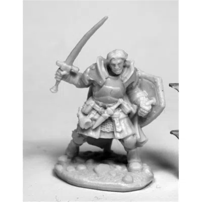 REAPER MINIATURES 28 MM DARK HEAVEN BONES RHEAGAR, MALE FIGHTER W3 PACK MINT OF MINIATURE GAMES