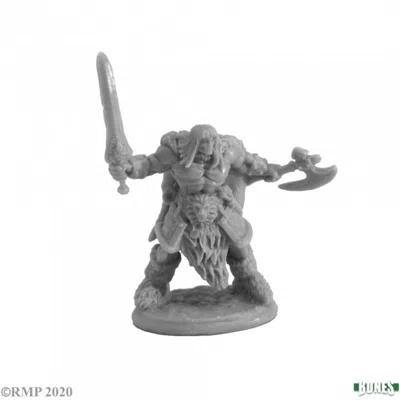 REAPER MINIATURES BONES - ANKOA, BARBARIAN HERO MINIATURES