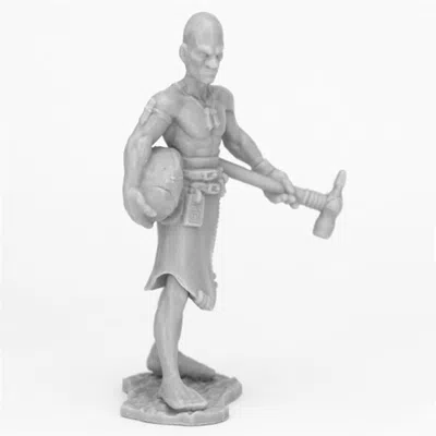 REAPER MINIATURES BONES STONE GIANT CARVER MINIATURES, BLACK