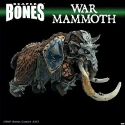 REAPER MINIATURES BONES WAR MAMMOTH MINIATURES