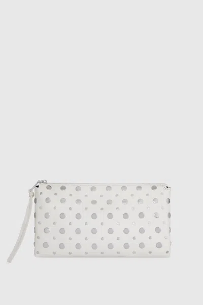 REBECCA MINKOFF AYLA STUDDED CLUTCH BAG