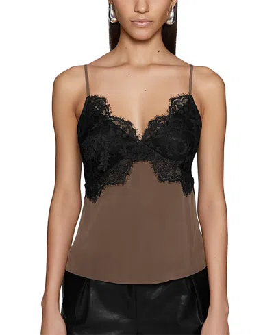REBECCA MINKOFF BLAKE LACE CAMI TOP