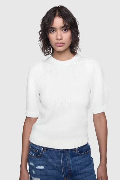 REBECCA MINKOFF CELESTE SHORT SLEEVE SWEATER TOP