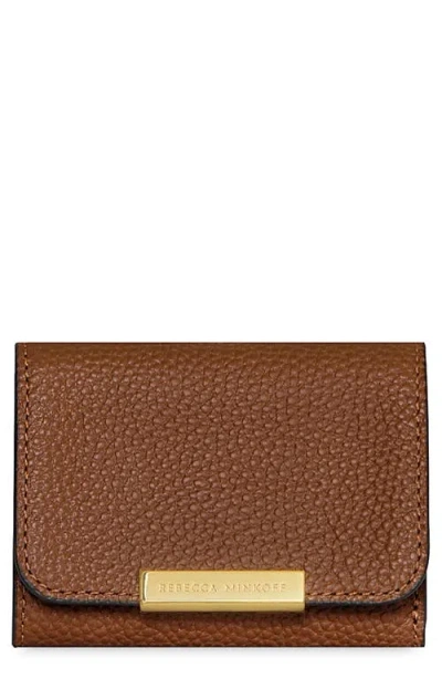 REBECCA MINKOFF REBECCA MINKOFF INSIDER COMPACT LEATHER TRIFOLD WALLET