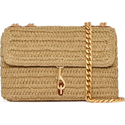 REBECCA MINKOFF REBECCA MINKOFF SMALL EDIE WOVEN CONVERTIBLE CROSSBODY BAG
