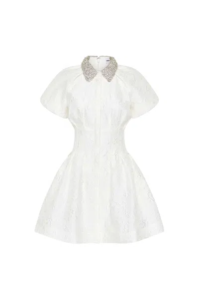 REBECCA VALLANCE ESTHER PUFF SLEEVE MINI DRESS