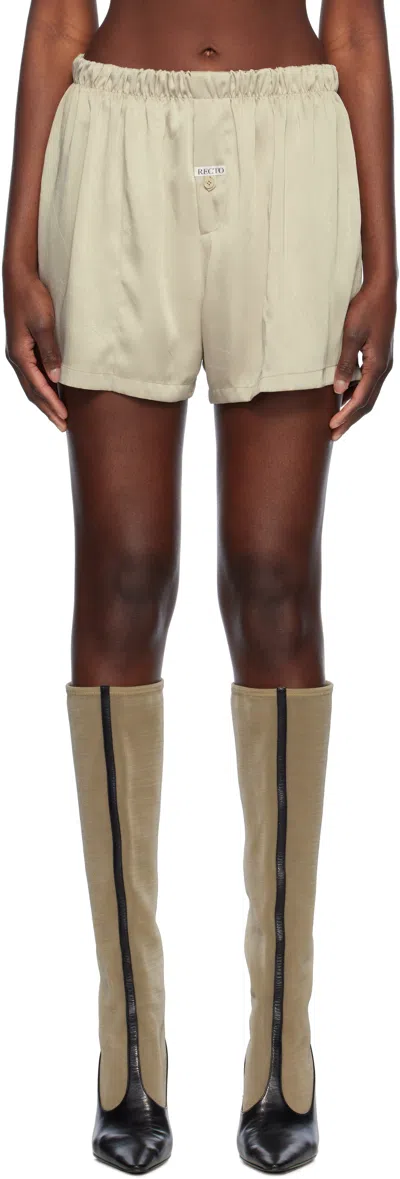 RECTO BEIGE SUMMER NIGHT SHORTS