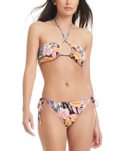 RED CARTER WOMENS STRAPPY BIKINI TOP BIKINI BOTTOMS