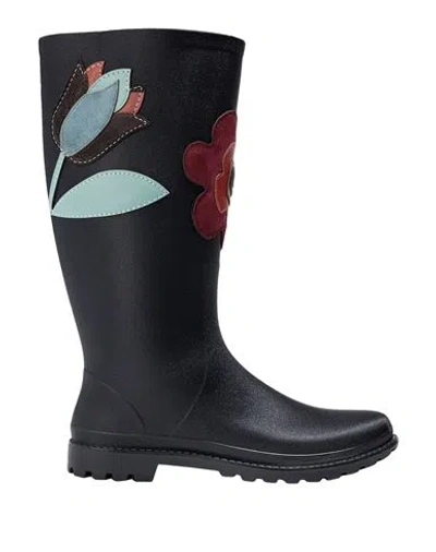 REDV RED(V) WOMAN BOOT BLACK SIZE 8 PVC - POLYVINYL CHLORIDE, TECHNICAL FIBERS