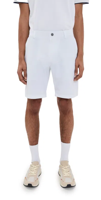 REDVANLY HANOVER PULL ON SHORTS 9 BRIGHT WHITE
