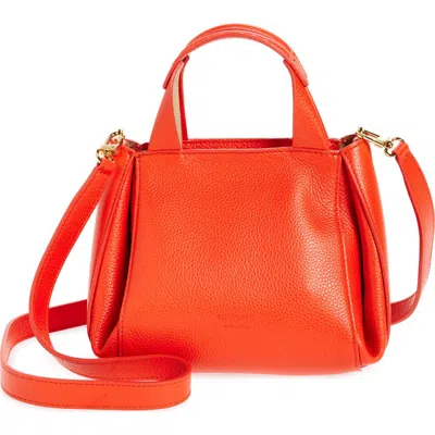 REE PROJECTS REE PROJECTS MINI AVY PEBBLED LEATHER TOP HANDLE BAG