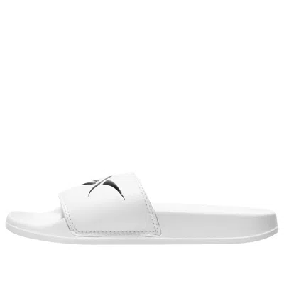 REEBOK Reebok Classic Slide Soft Sole Cozy Flat Heel Sports Slippers White Black