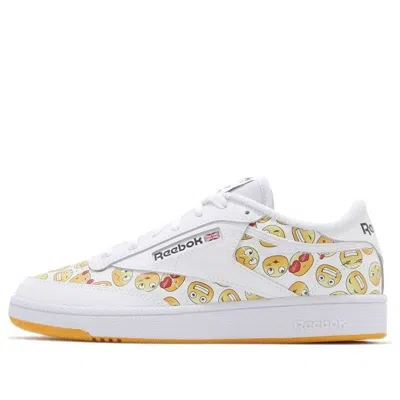 REEBOK Reebok Club C 85 White Yellow Smiling Face Unisex